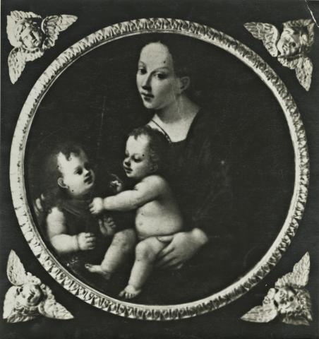 Anonimo — Madonna con Putto e S. Giovannino — insieme